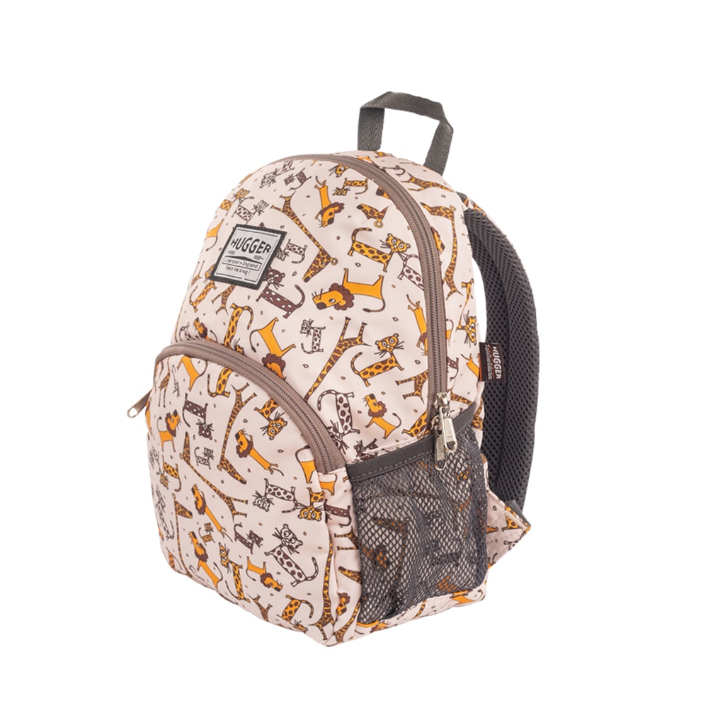 【HUGGER】幼童背包 馬達加斯加 (B5尺寸/幼兒園/輕量童趣/小孩兒防潑水減壓/肩帶包包/可裝三色碗/B5書本)