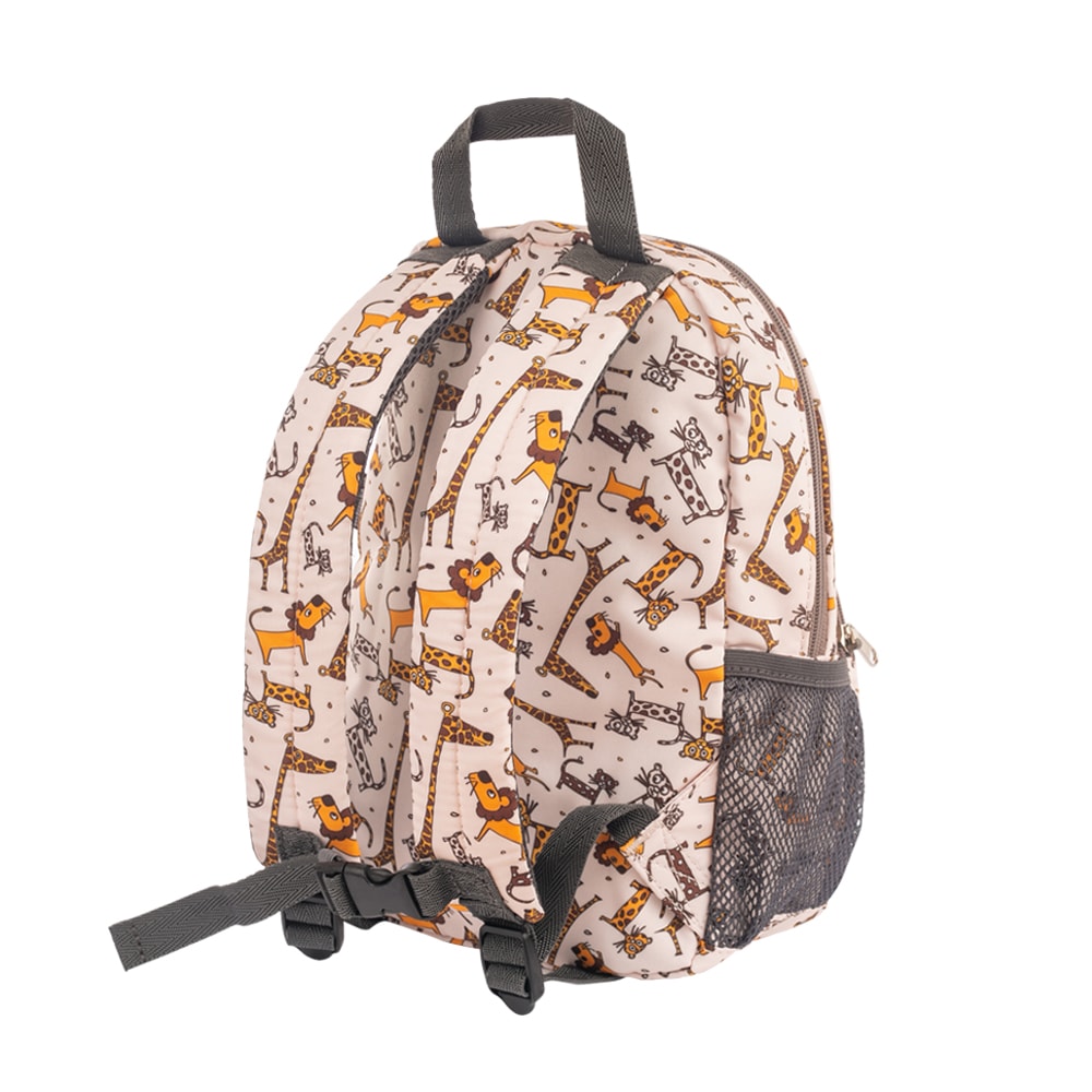 【HUGGER】幼童背包 馬達加斯加 (B5尺寸/幼兒園/輕量童趣/小孩兒防潑水減壓/肩帶包包/可裝三色碗/B5書本)