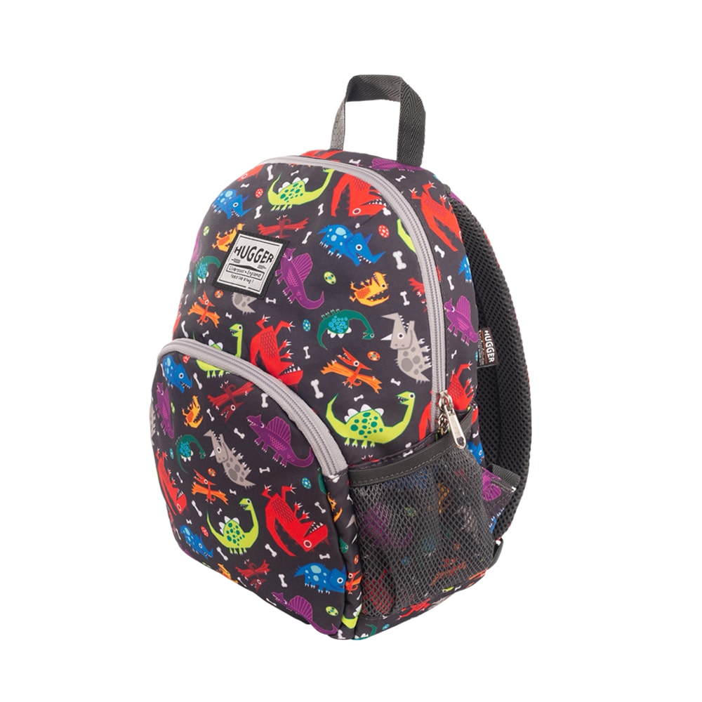 【HUGGER】幼童背包 酷比龍 (B5尺寸/幼兒園/輕量童趣/小孩兒防潑水減壓/肩帶包包/可裝三色碗/B5書本)