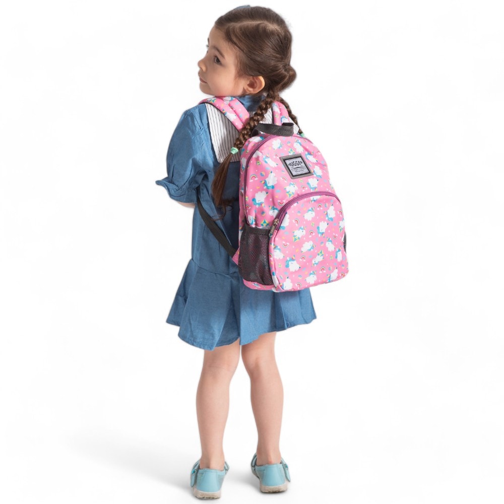 【HUGGER】幼童背包 快樂恐龍 (B5尺寸/幼兒園/輕量童趣/小孩兒防潑水減壓/肩帶包包/可裝三色碗/B5書本)