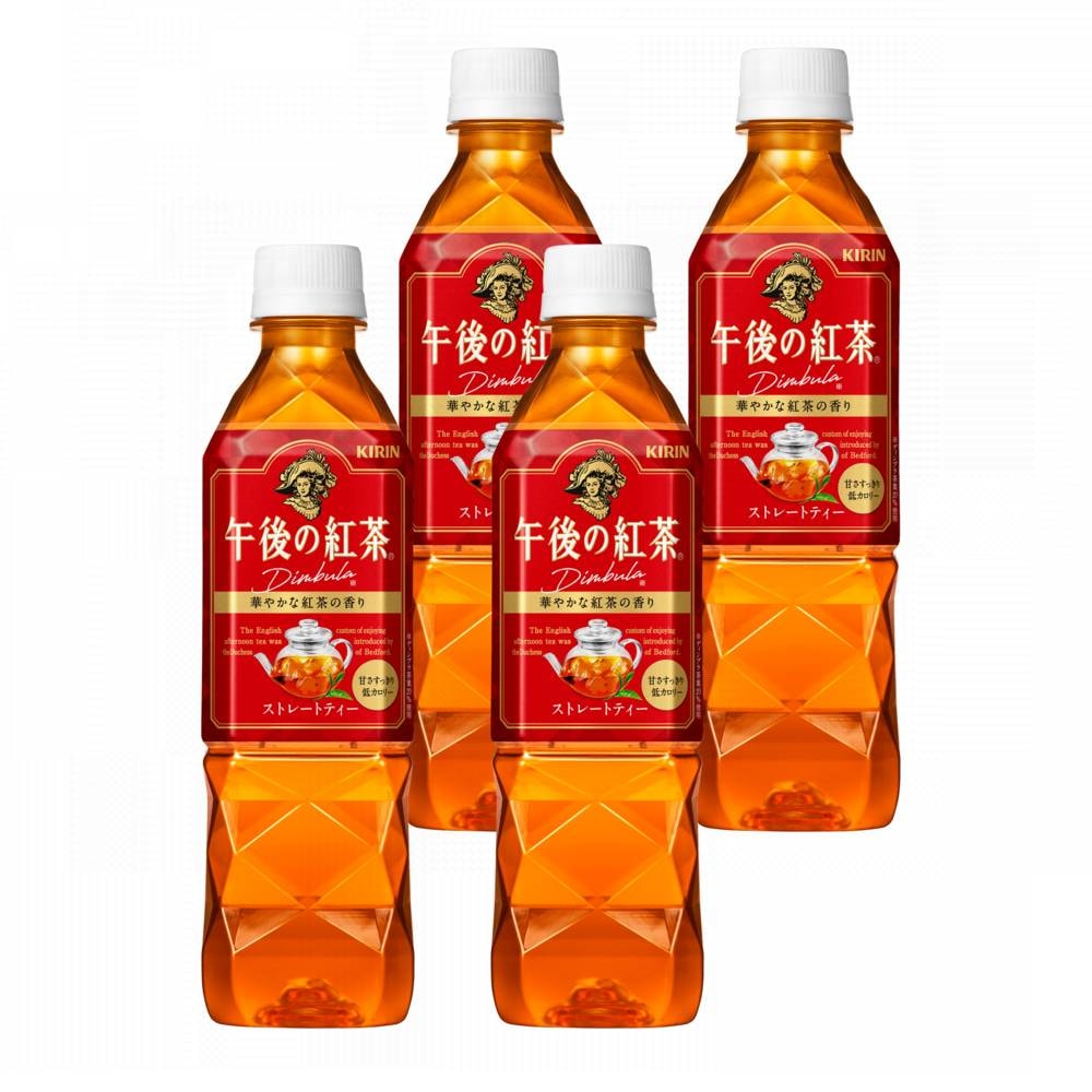 【KIRIN 麒麟】午後紅茶-原味紅茶500mlx4入