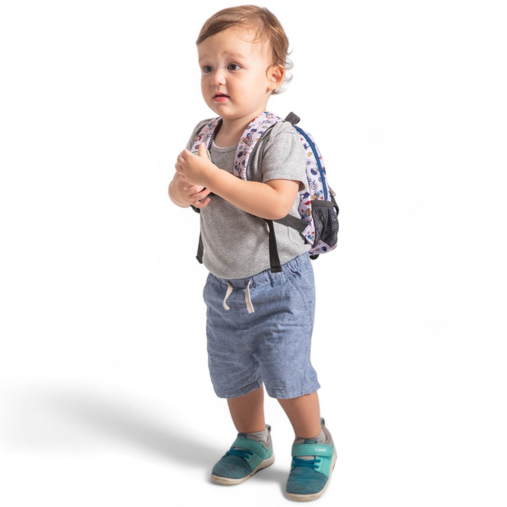 【HUGGER】防走失背包 戶外運動 (附可拆式牽繩/學步期/嬰童/輕量/休閒童趣/防潑水/減壓肩帶/防走失/外出/後背)