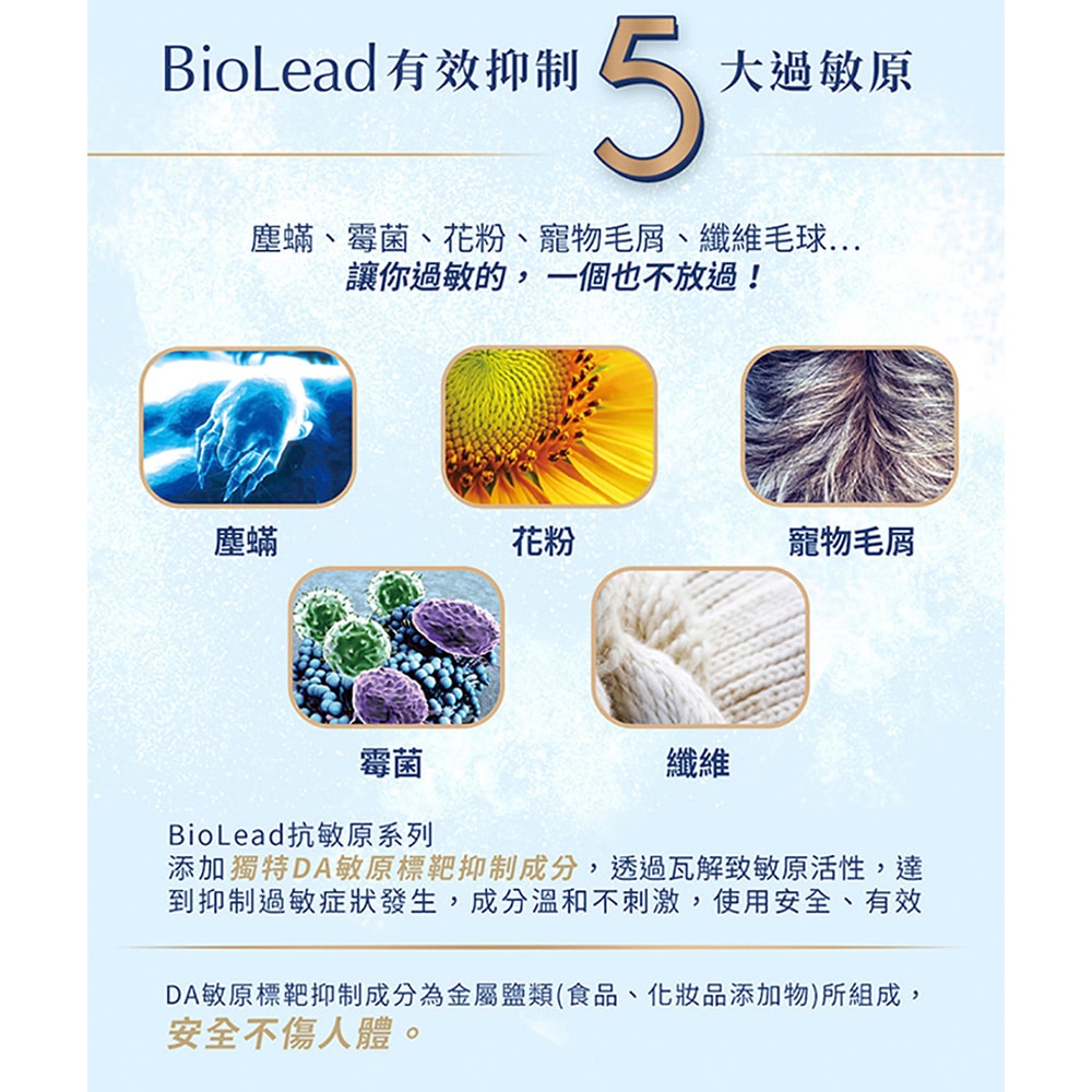 【Dr’s Formula 台塑生醫】BioLead抗敏原濃縮洗衣精(1瓶+2包)