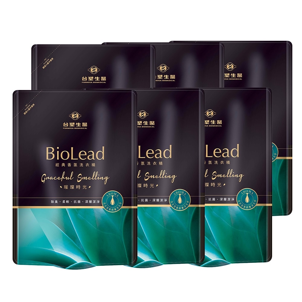 【Dr’s Formula 臺塑生醫】BioLead經典香氛洗衣精補充包 璀璨時光1.8kg(6包入)