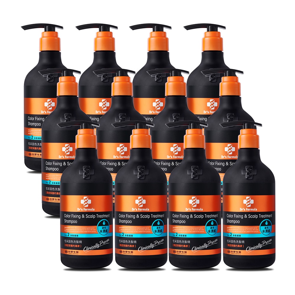 【Dr’s Formula 台塑生醫】恆采固色洗髮精(波光水潤感)580g*12入