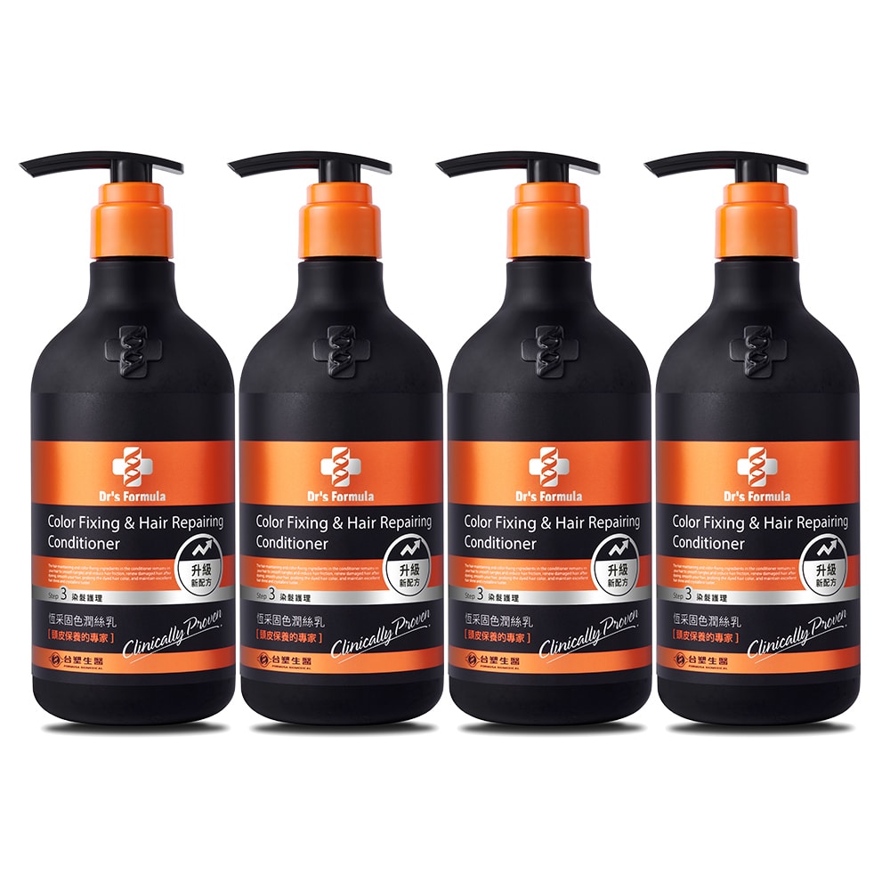 【Dr’s Formula 台塑生醫】恆采固色潤絲乳升級版530g*4入