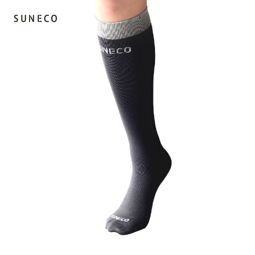 【愛森客】SUNECO愛森客鉐墨梅遠紅外線恢復襪 (黑)