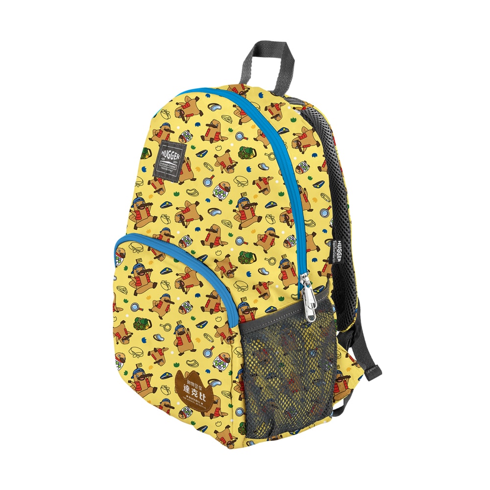 【HUGGER】兒童背包 達克比 (A4尺寸/幼兒園/小學書包/小孩輕量/休閒童趣/防潑水/減壓肩帶/才藝/上學/後背/聯名/限量)