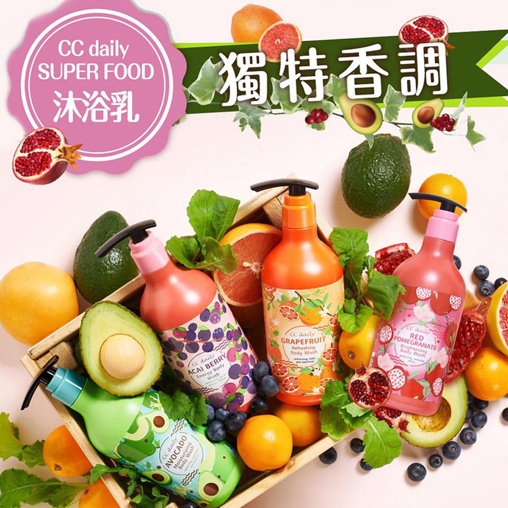 【台塑生醫】CC daily果香沐浴乳580g*任選4入