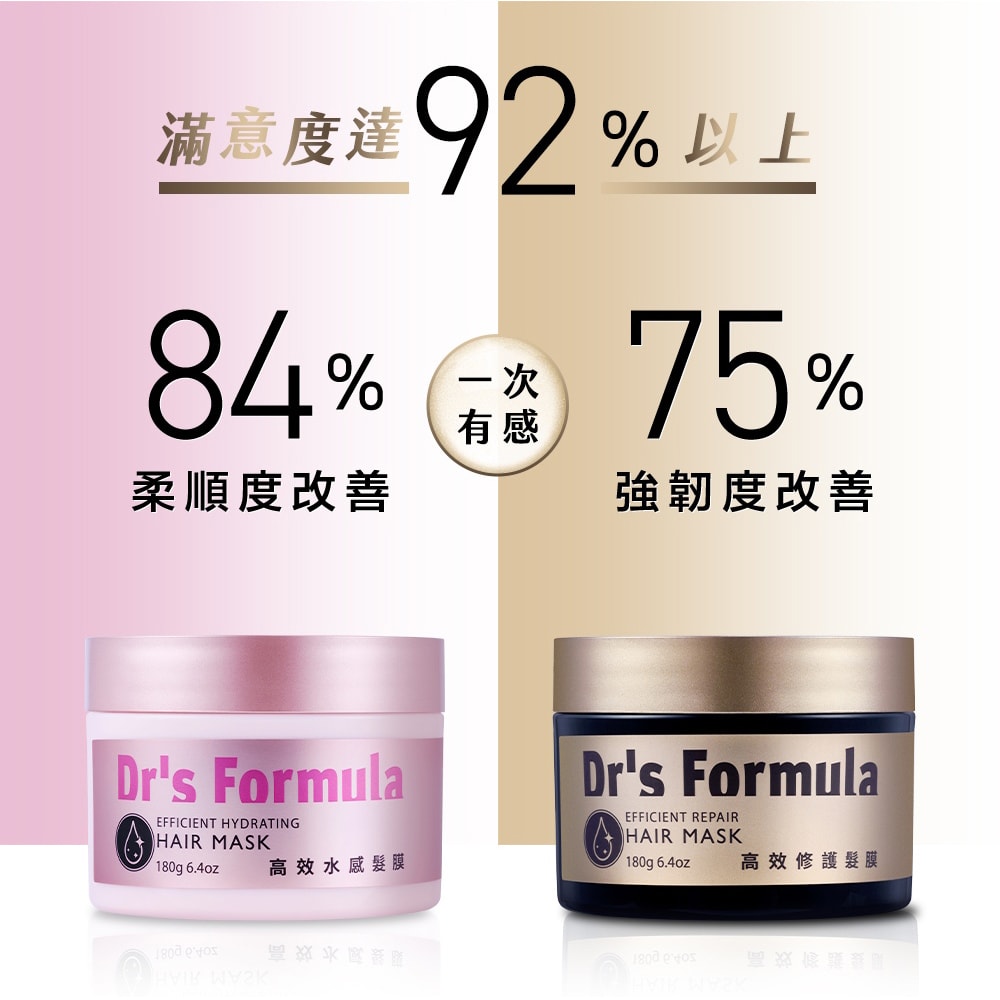 【Dr’s Formula 台塑生醫】高效修護髮膜180g*3入
