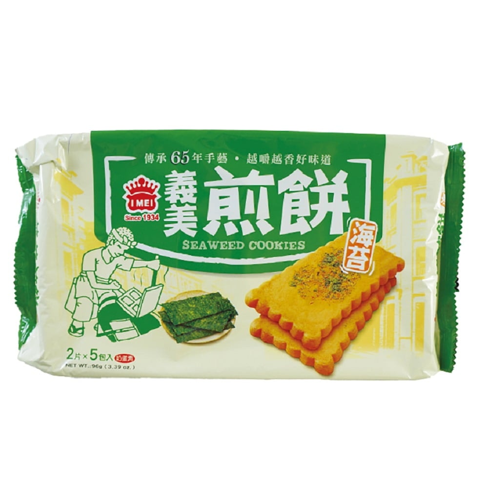 【義美】煎餅海苔96gx12包