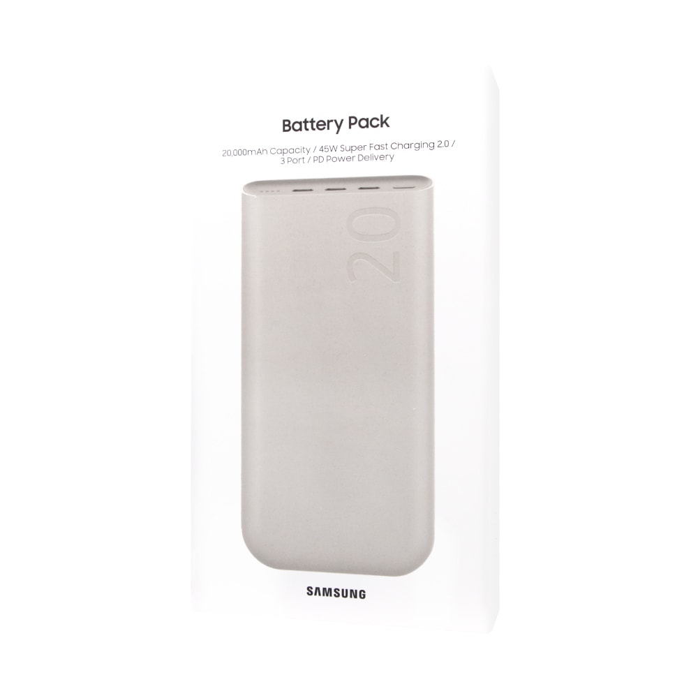 【Samsung 三星】原廠 20000mAh 45W Type C 超快速充電 2.0 行動電源 (EB-P4520)