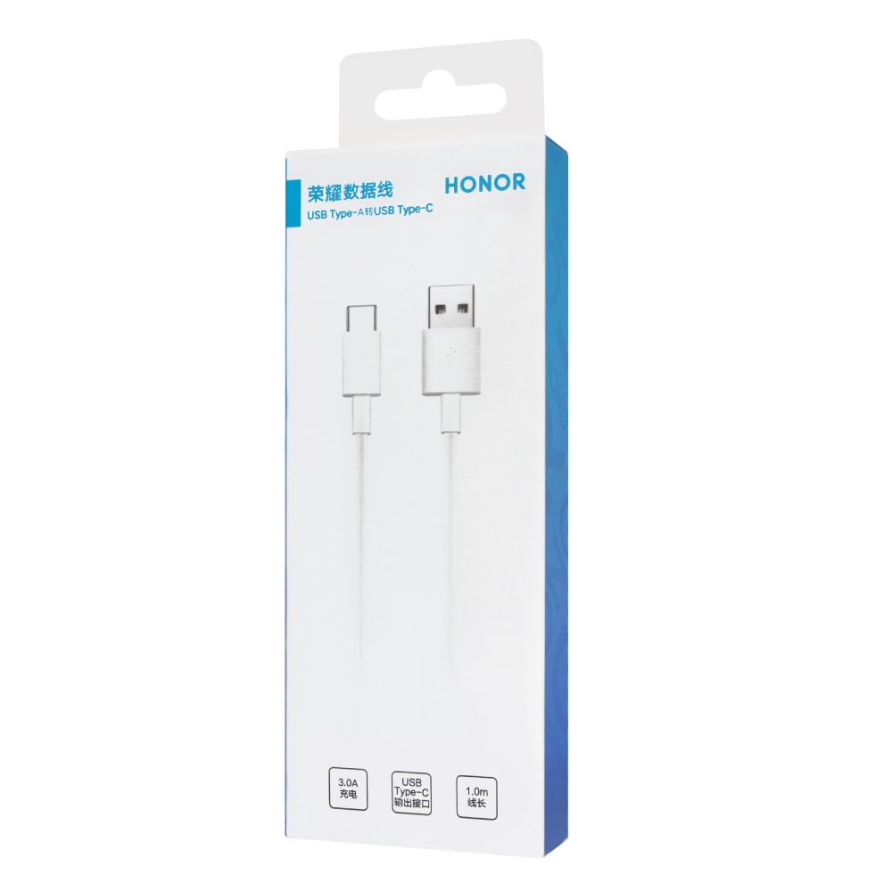 【honor 榮耀】原廠AP51 USB-A to Type-C 3A 快速充電線 - 1M (盒裝)