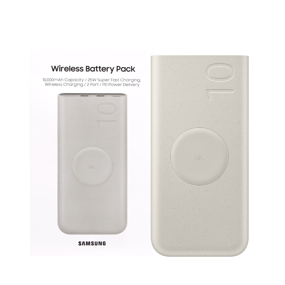 【Samsung 三星】原廠 10000mAh 25W Type C 無線閃充行動電源 (EB-U2510)