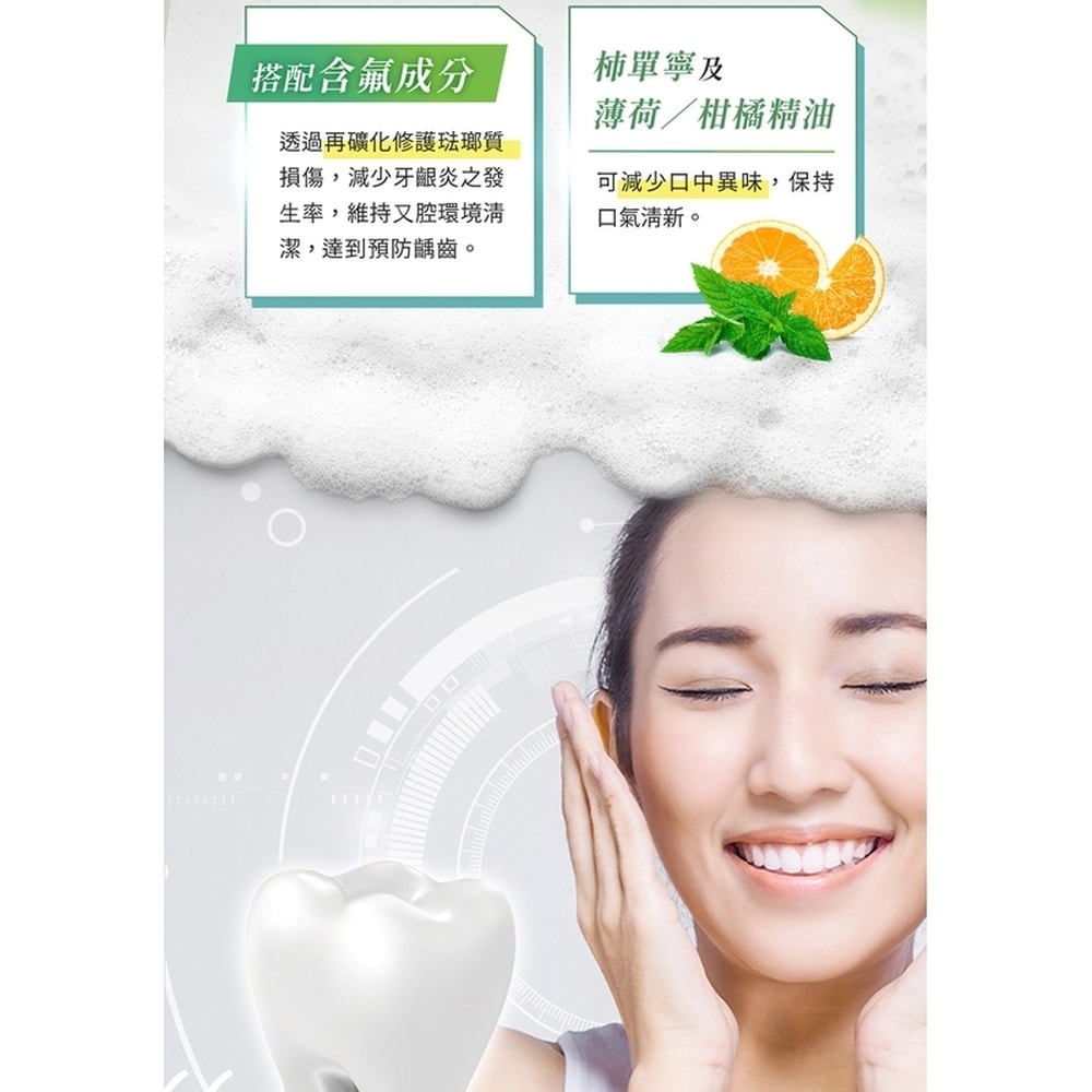 【Dr’s Formula 台塑生醫】固齒健天然護潔牙膏(清爽薄荷)110g(12條/組)