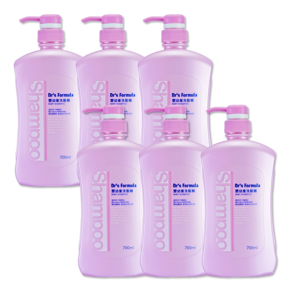 【Dr’s Formula 臺塑生醫】嬰幼童洗髮精700ml(6瓶)