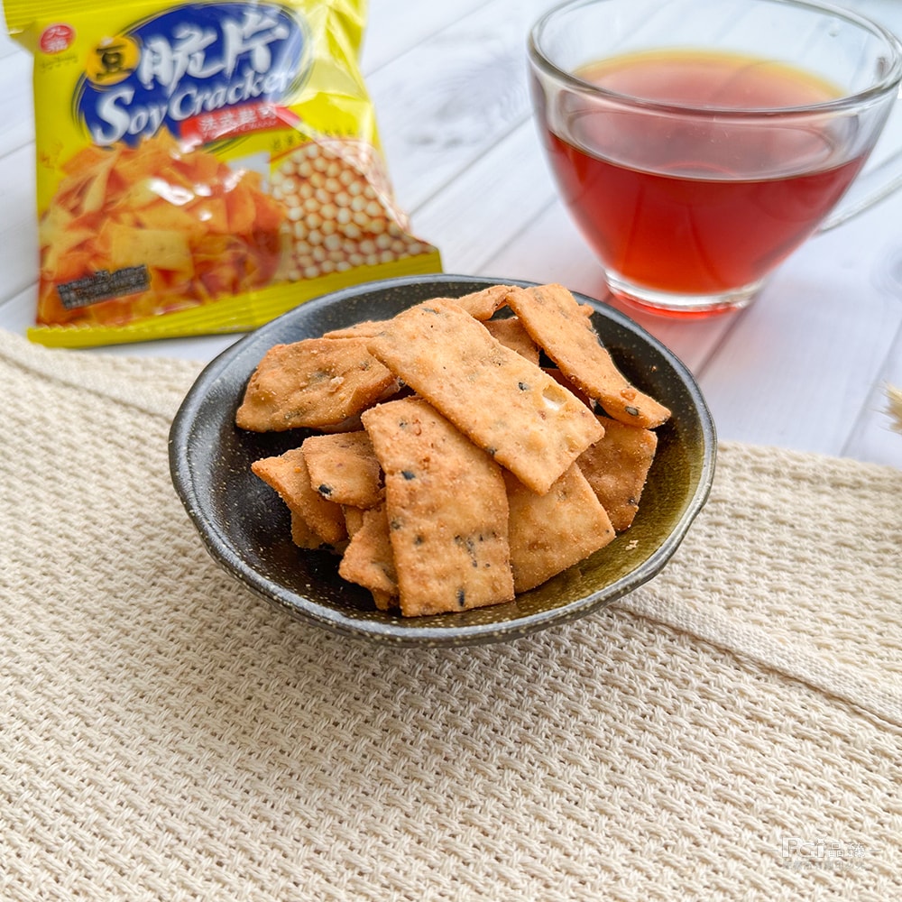【九福】豆脆片(起司&泡菜&醬燒)(200g)_6包組