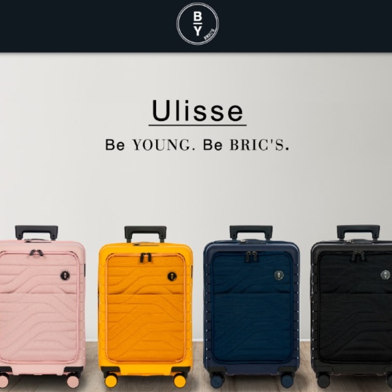 【BRIC'S】【BRIC'S B|Y】Ulisse 前開拉鍊擴充拉桿箱 19.5吋登機箱 |趣買購物