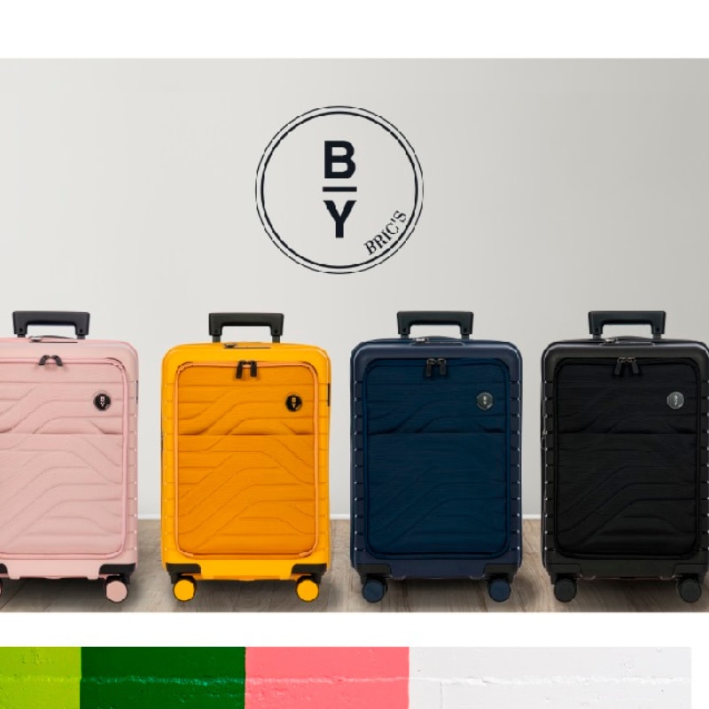 【BRIC'S】【BRIC'S B|Y】Ulisse 前開拉鍊擴充拉桿箱 19.5吋登機箱 |趣買購物