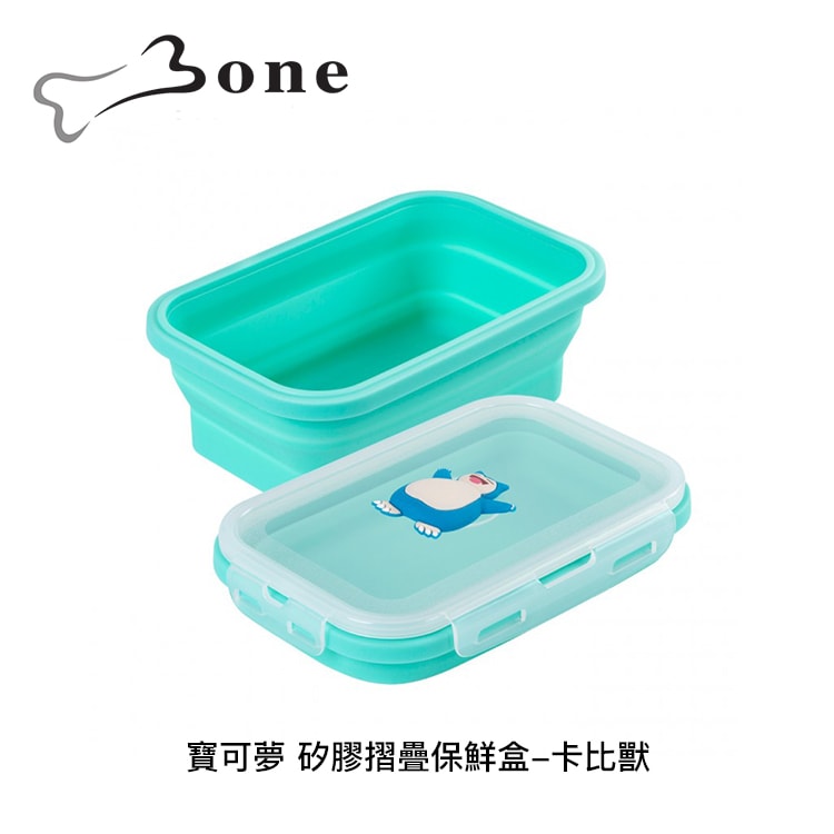 【BONE】寶可夢 矽膠摺疊保鮮盒1200ml
