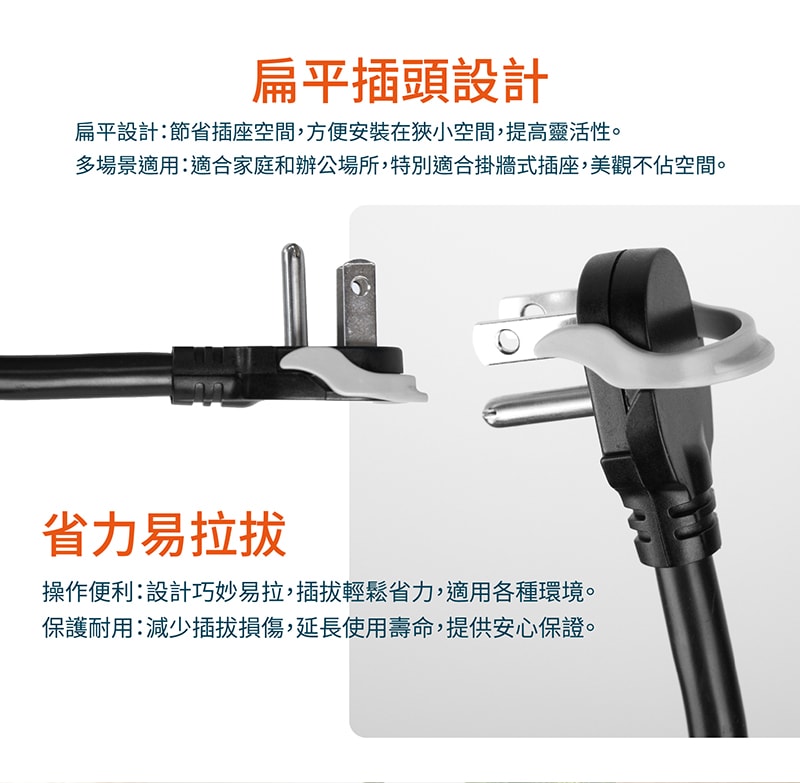 【太星電工】速充寶PD20W一開六插快充電腦線/2P+3P 4尺 OSA61304