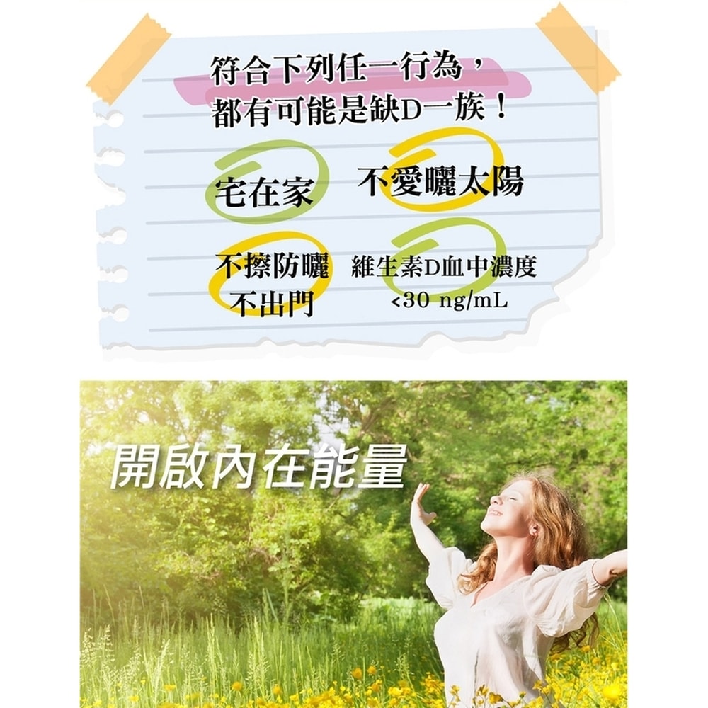 【台塑生醫】維生素D3複方膠囊(60粒/瓶) 2瓶/組