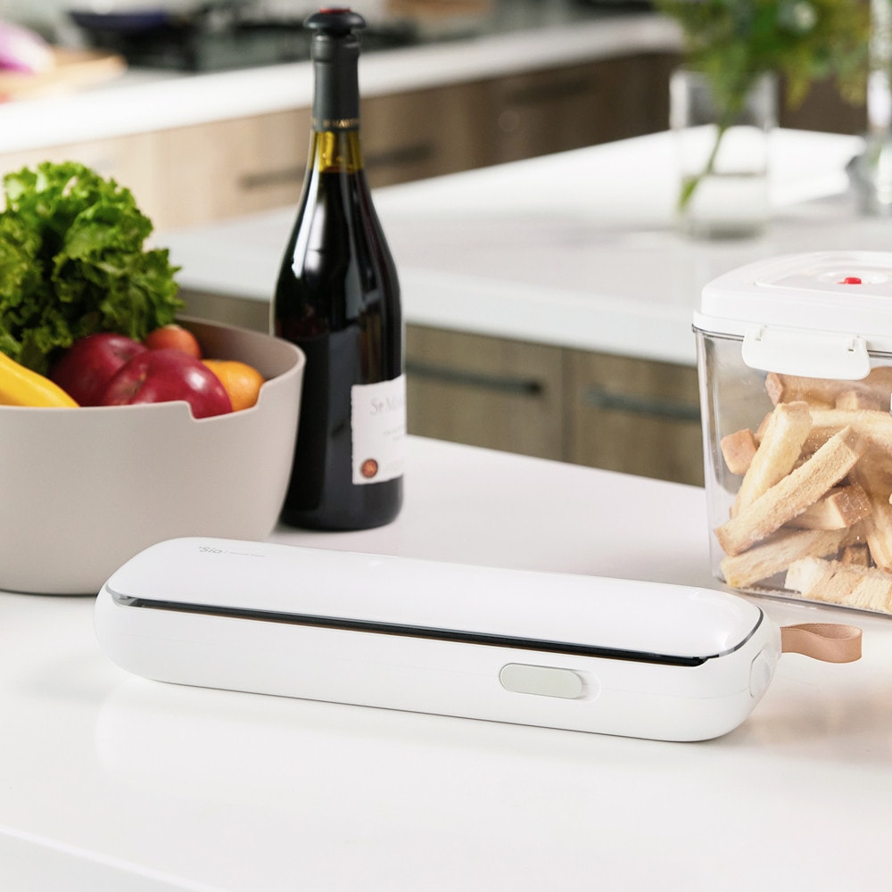 【Lisscode】鮮食小封 無線真空封口保鮮機 LC-002 雲朵白 台灣製造