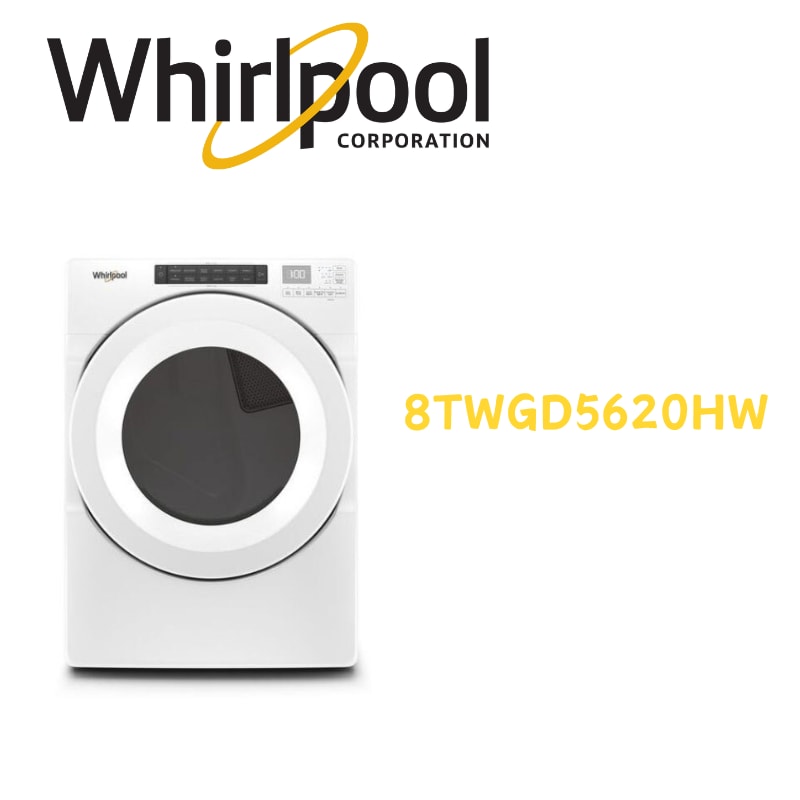 【Whirlpool 惠而浦】8TWGD5620HW  16公斤快烘瓦斯型滾筒乾衣機(含基本安裝)