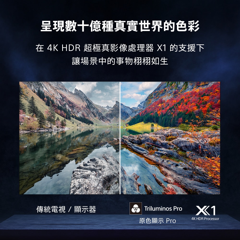【SONY 索尼】BRAVIA 3 50型 X1 4K HDR Google TV顯示器 Y-50S30 (含運+基本安裝)