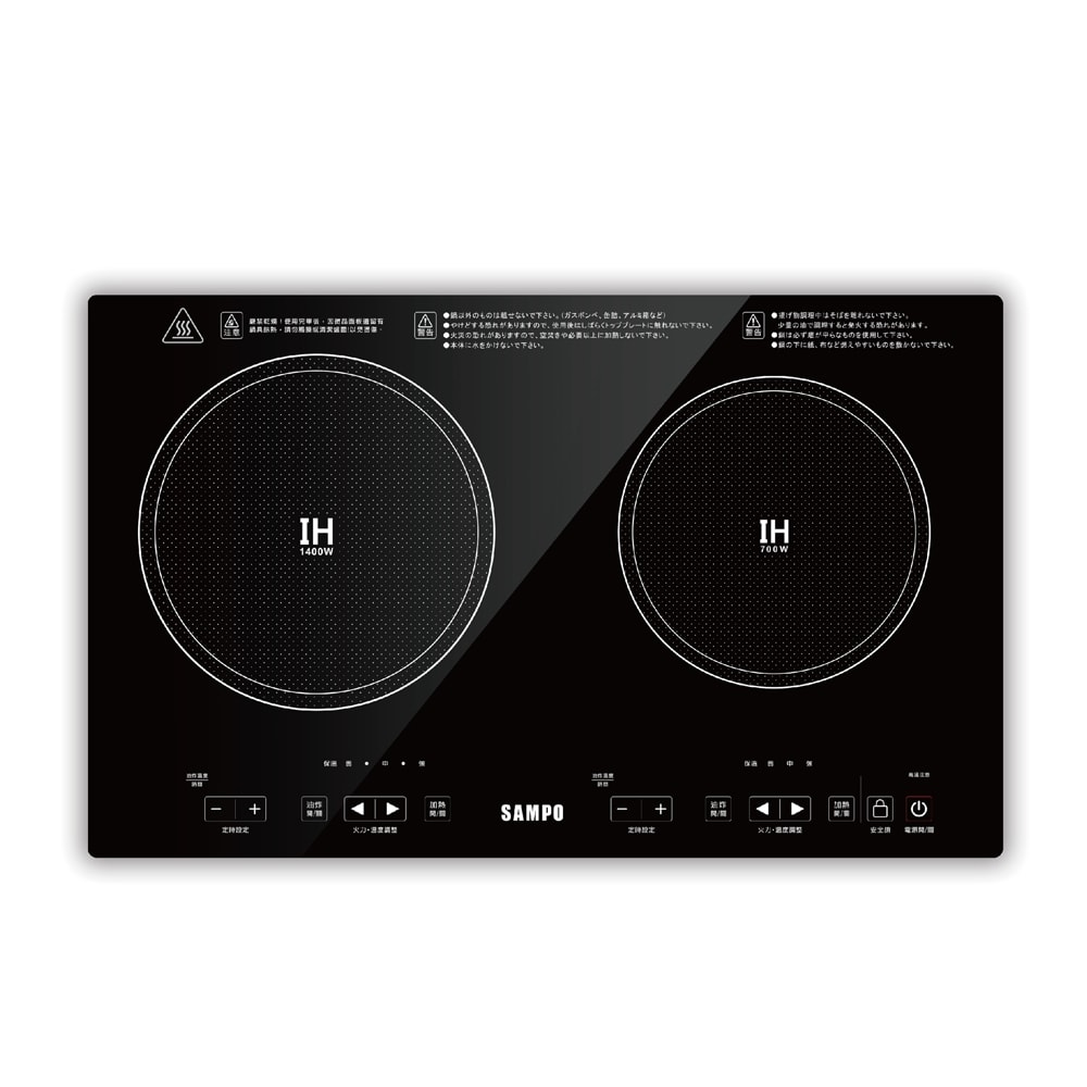 【SAMPO 聲寶】SAMPO 聲寶 微電腦雙口 IH 電磁爐 KM-VA14GM -