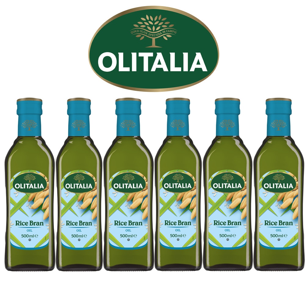 【Olitalia 奧利塔】超值玄米油禮盒組(500mlx6瓶)