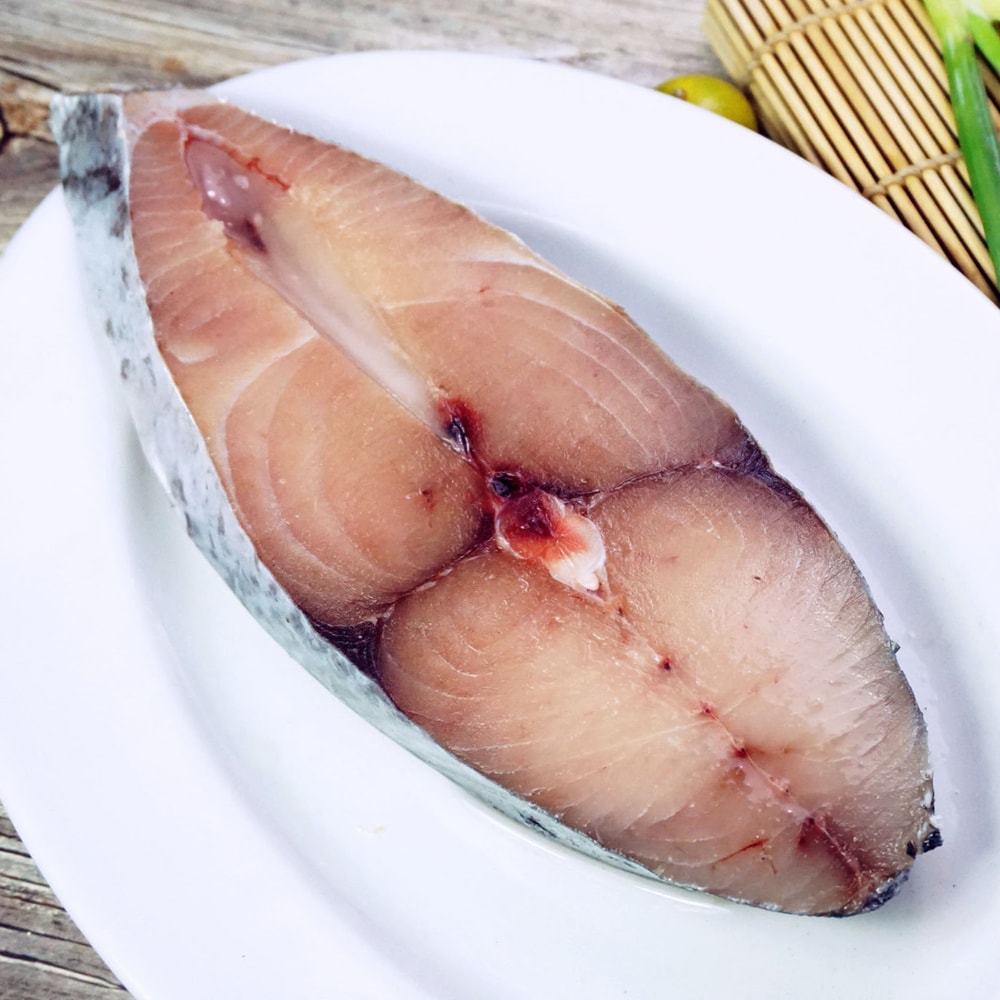 【五朝港水產】鮮美野生超厚切土魠魚 (300克±10%/片) 老饕饗樂6片裝