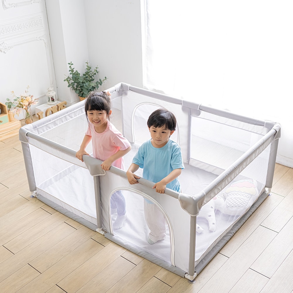 【CHIAO FU巧福】兒童遊戲圍欄 CF-1216 (台灣認證/美國檢驗合格/(圍欄/遊戲床/球池/安全門欄/一體成形/遊戲城堡/寵物圍欄)