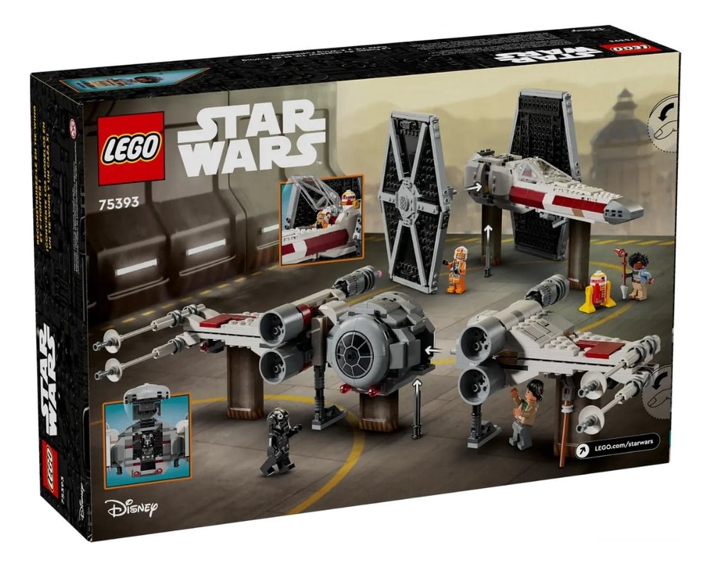 【LEGO 樂高】磚星球〡 75393 星際大戰系列 重朔銀河：鈦戰機和X戰機 TIE Fighter & X-Wing Mash-up