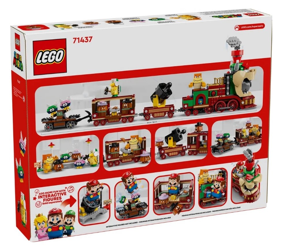 【LEGO 樂高】磚星球〡 71437 瑪莉歐系列 庫巴特快列車 The Bowser Express Train
