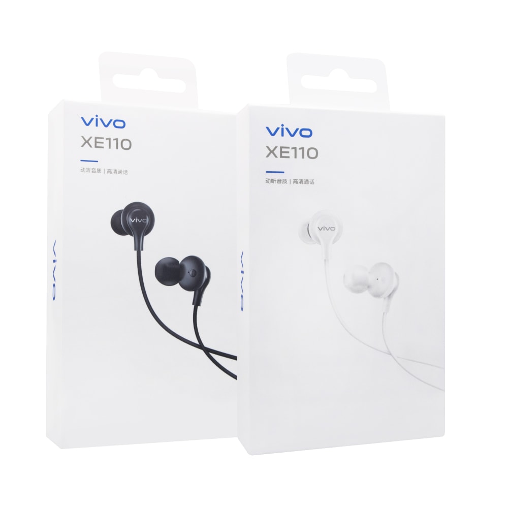 【vivo】原廠 XE110 入耳式 3.5mm線控耳機 (盒裝)