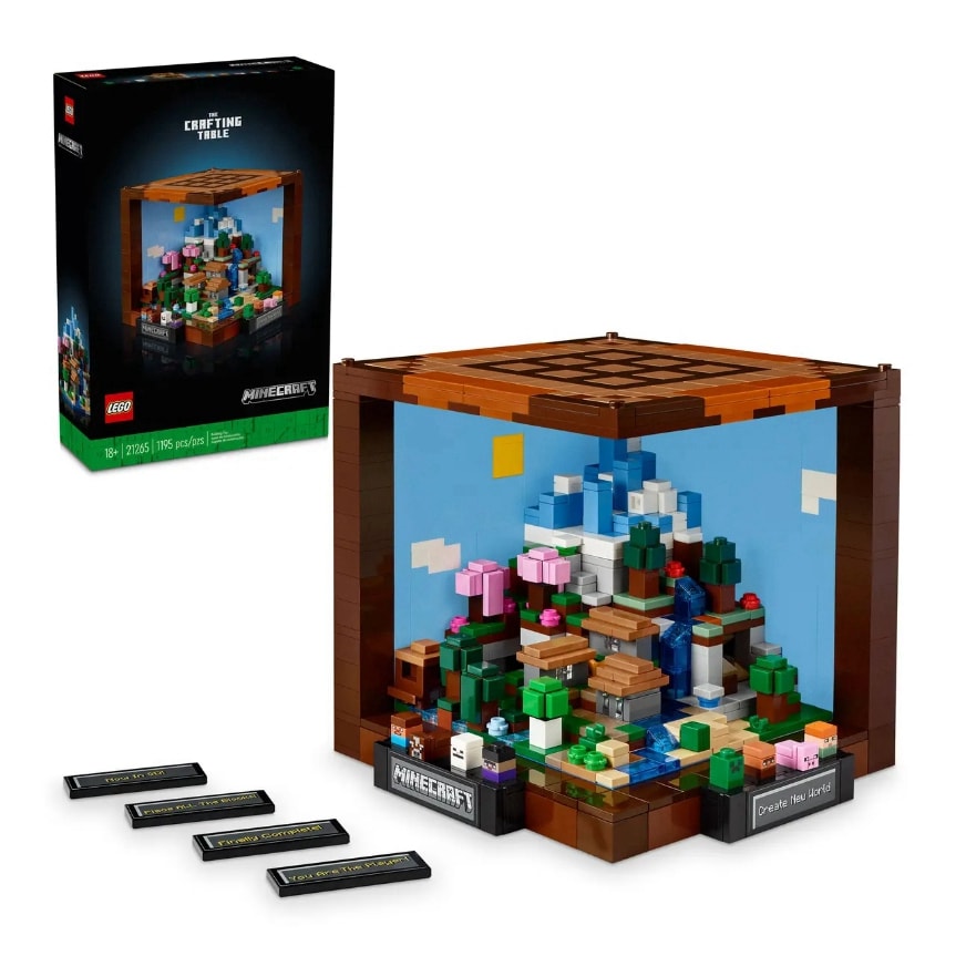 【LEGO 樂高】磚星球〡 21265 當個創世神 工作台 The Crafting Table