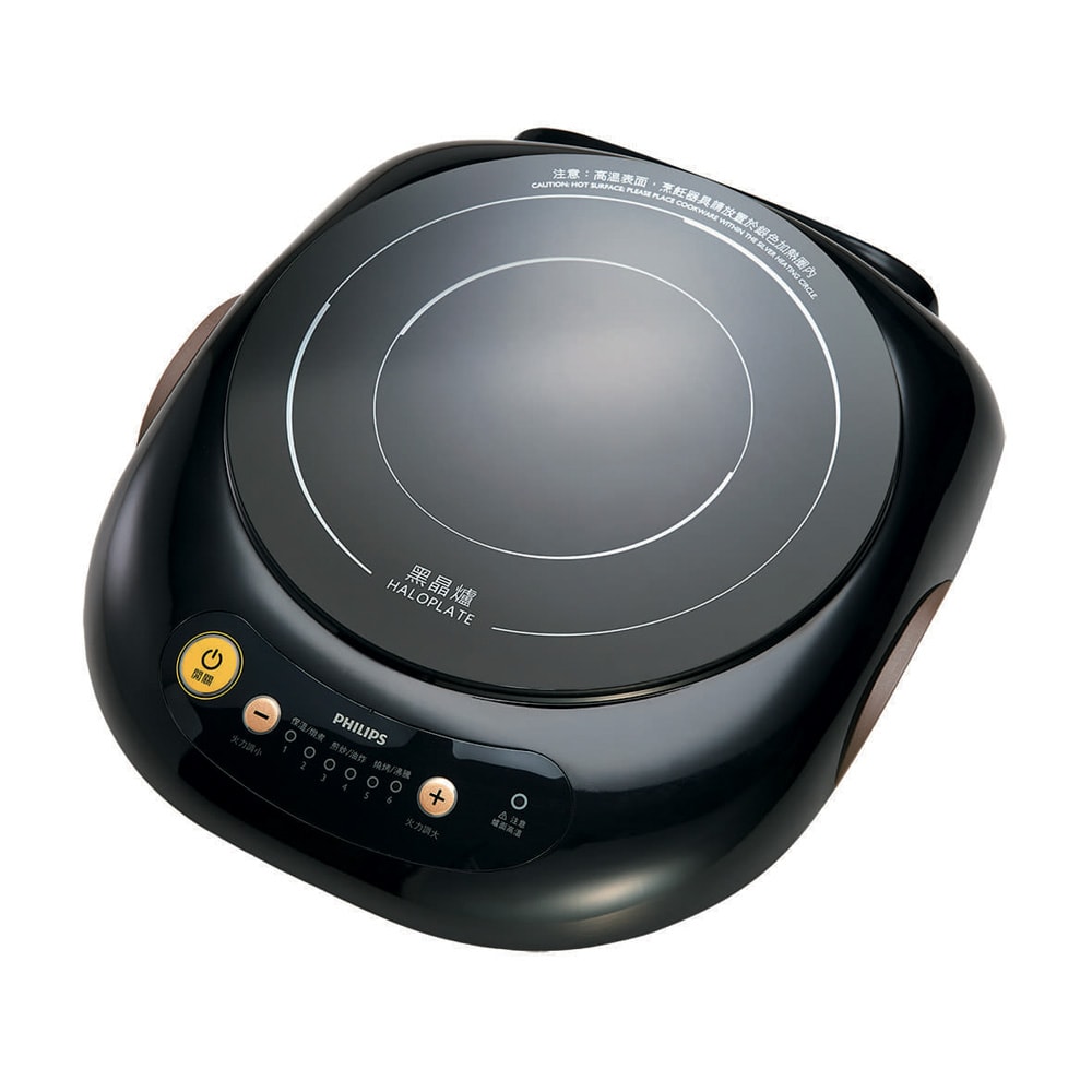【Philips 飛利浦】PHILIPS飛利浦不挑鍋黑晶爐 HD4988