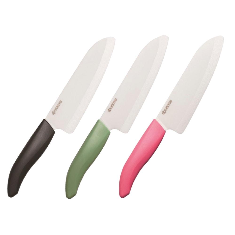 【KYOCERA 京瓷】日本京瓷 彩色陶瓷刀/陶瓷刀/三德刀/料理廚師專用刀16cm 多色任選(原廠總代理)