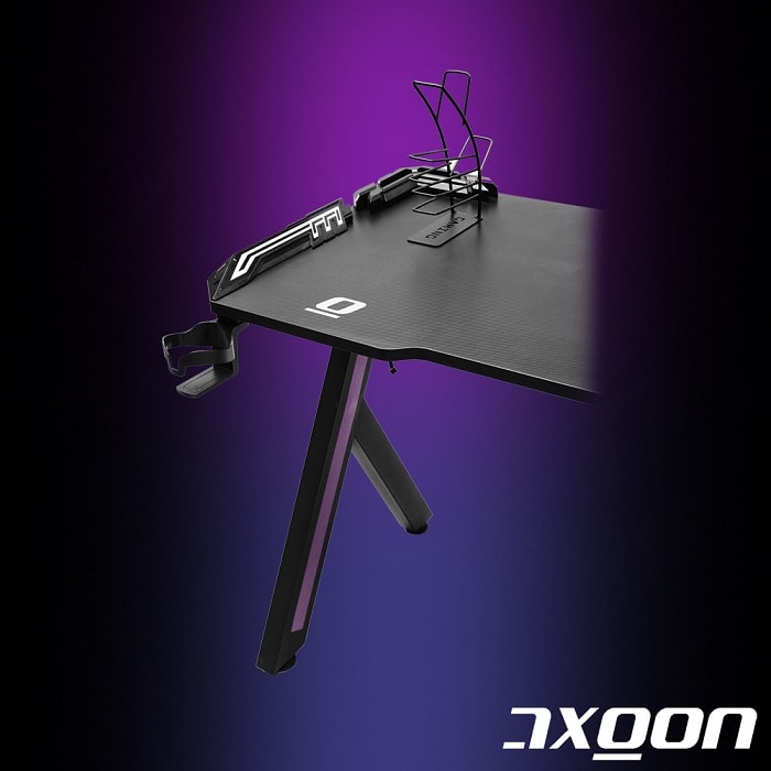 【AXGON】AX2TBR3-1200 R型電競桌(寬1200mm/深600mm)