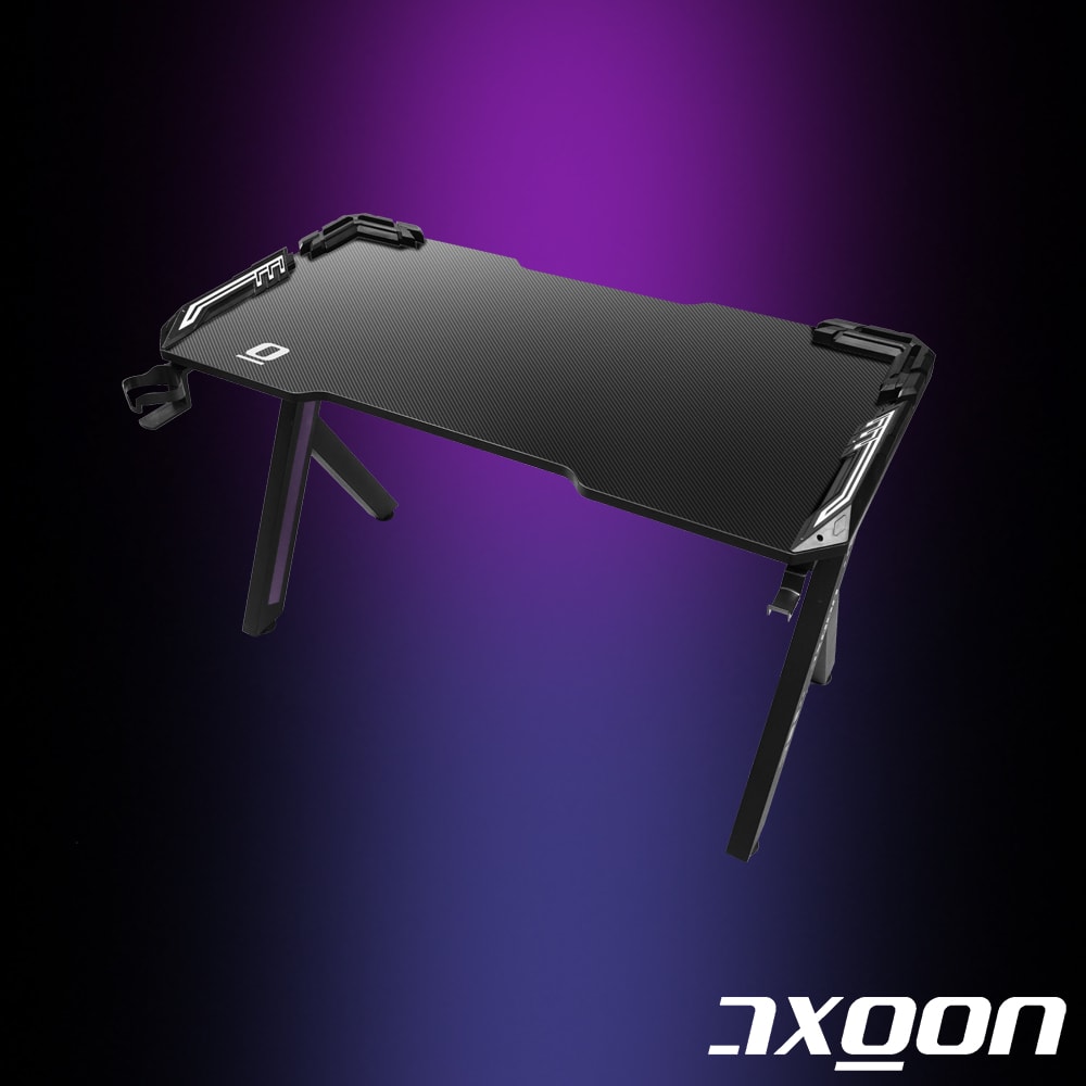 【AXGON】AX2TBR3-1200 R型電競桌(寬1200mm/深600mm)