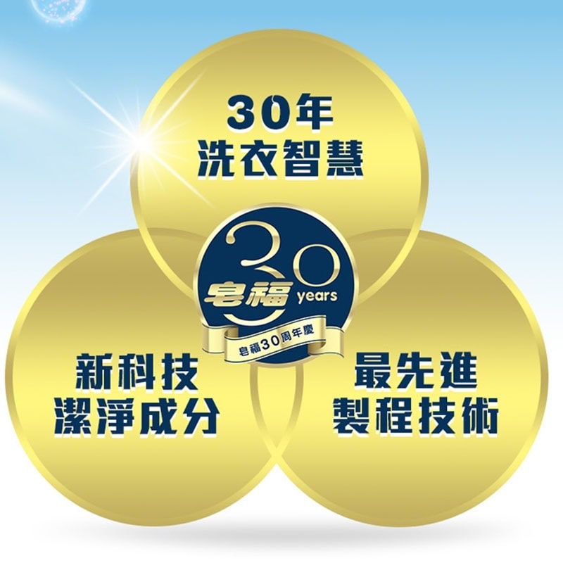 【皂福】輕時代天然抗菌洗衣片 花香 52片 208g*12包