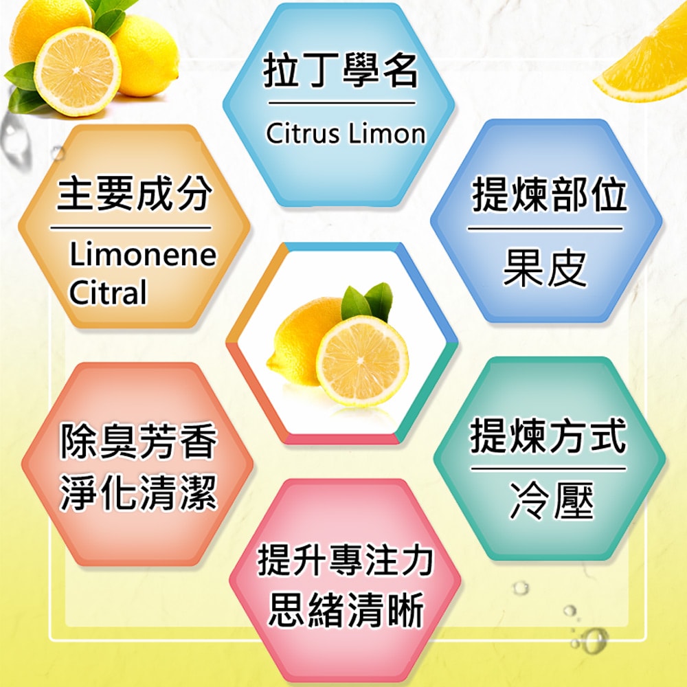 【Warm】單方純精油100ml-檸檬 森林浴系列