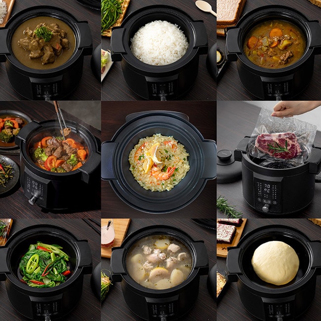 【KINYO】2.2L智慧IH琺瑯鑄鐵電子鍋/壓力鍋/萬用鍋(PCO-2700)11種炊煮模式