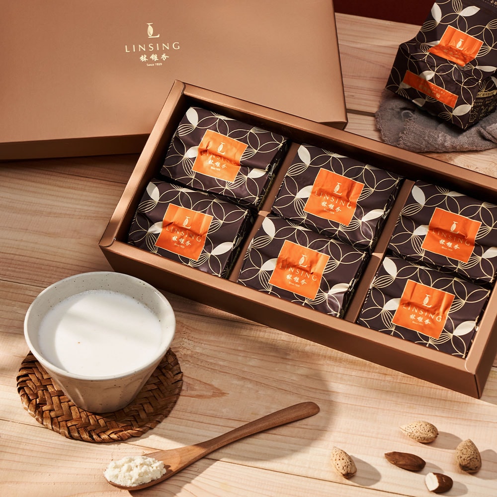 【Ginkgolin 林銀杏】【LINSING 林銀杏 官方直營】經典杏仁粉600g無加糖(100gX6包)