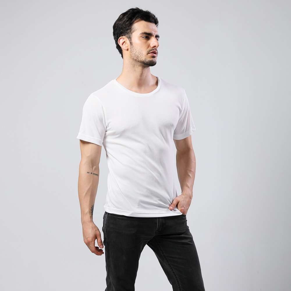 【MORINO 摩力諾】(3件組)吸排涼爽素色網眼運動圓領衫/T恤 MO5213