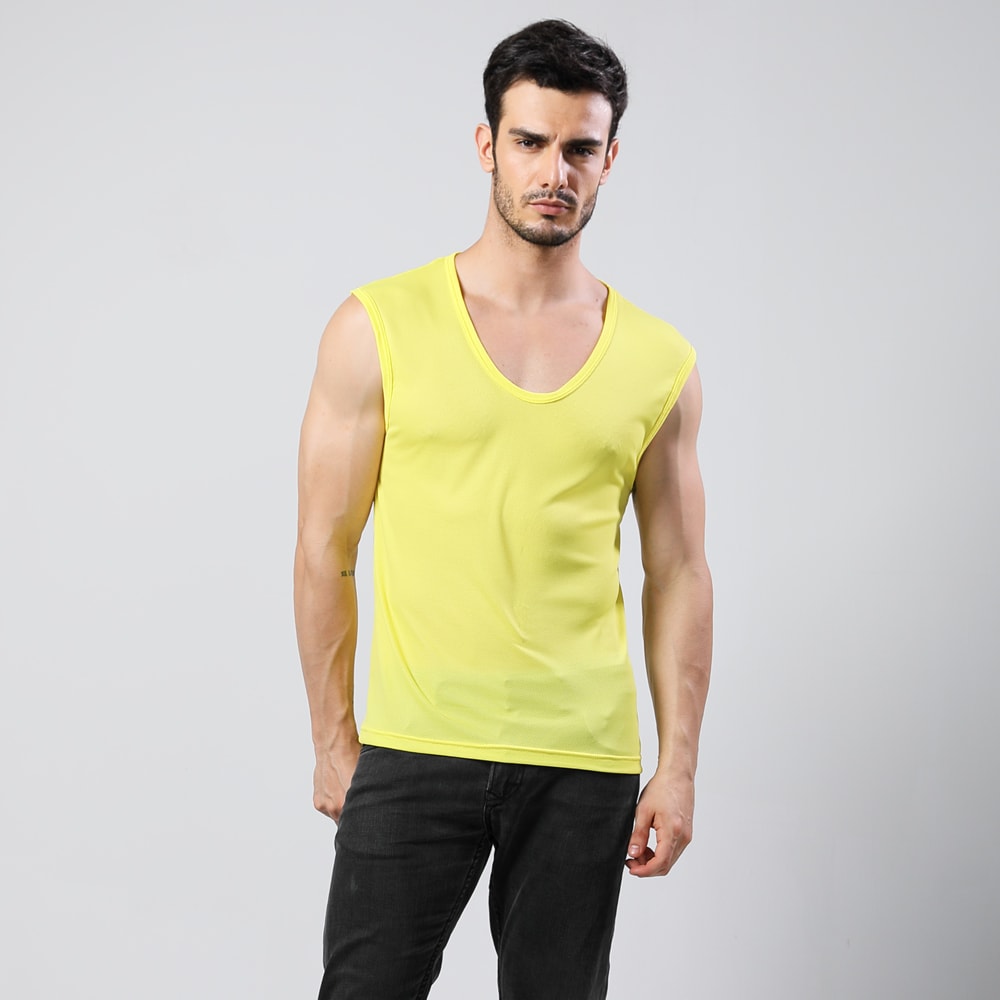 【MORINO 摩力諾】(3件組)吸排涼爽素色網眼運動無袖衫【設計師LUCAS聯名】 MO5113