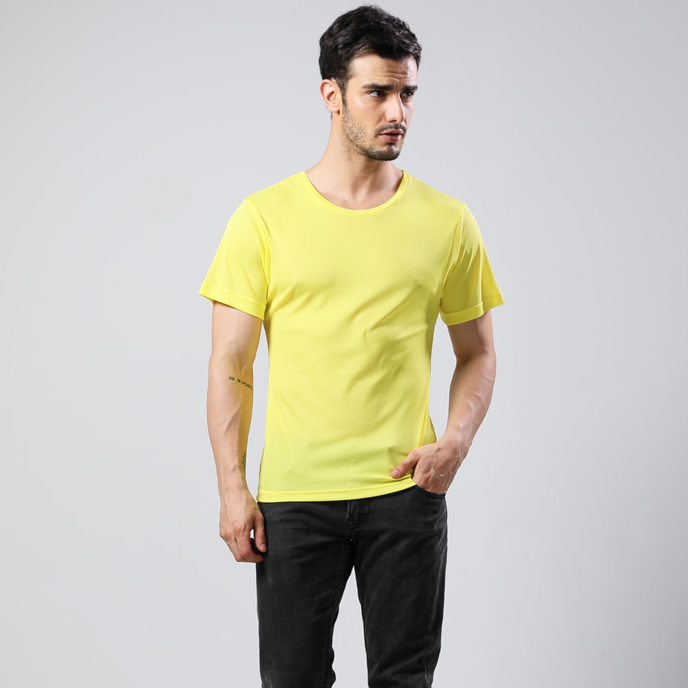 【MORINO 摩力諾】(3件組)吸排涼爽素色網眼運動圓領衫/T恤 MO5213