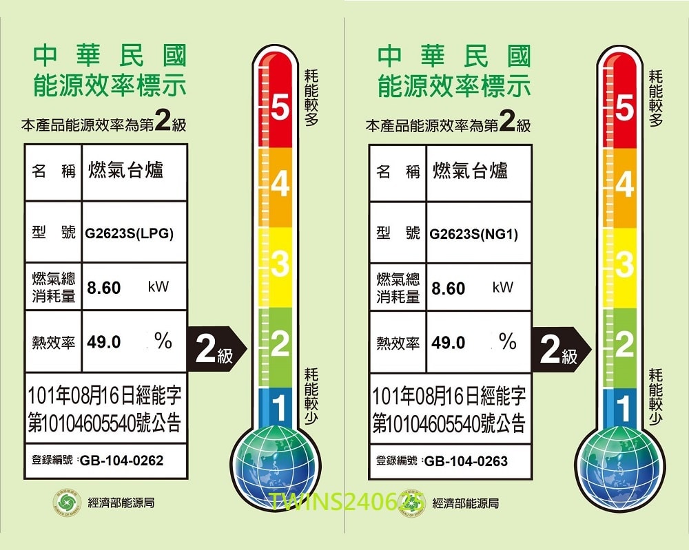 【SAKURA 櫻花】二口不鏽鋼大面板易清檯面爐G2623S(桶裝瓦斯專用)北北基以外縣市另外付安裝費