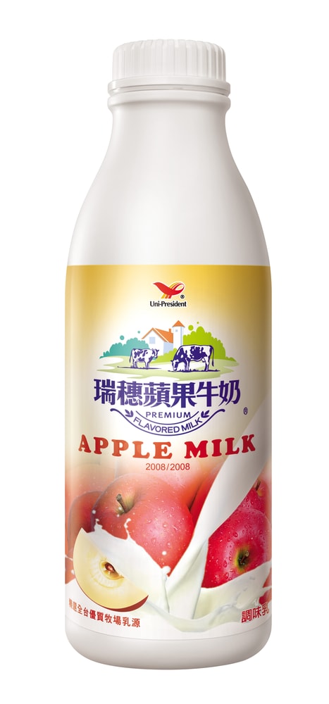 【統一】瑞穗蘋果牛奶PE 930ml(冷藏專區需滿$399才能出貨)
